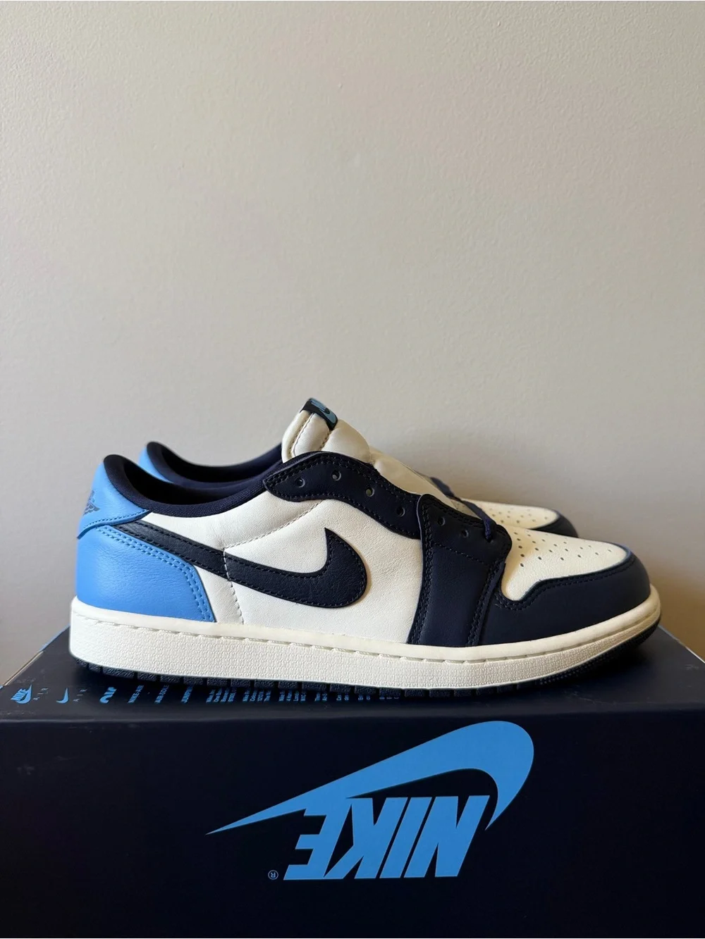 Air Jordan 1 Retro Low Obsidian University Blue CZ0790-400 Men’s Size 10.5